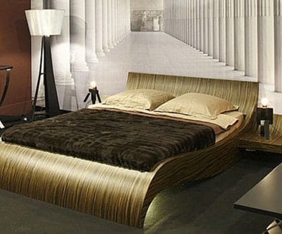 Вълнисти мебели за спалня от Thomas De Lussac Sarl